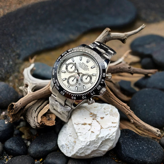ROLEX DAYTONA-Chronograph Rotating Bezel Watch
